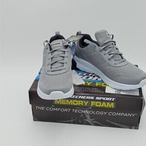 Skechers 10.5 Men's Machine‎ Washable Lace-Up Wave-Flex Air Athletic Shoe 12